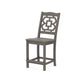 POLYWOOD Chinoiserie Counter Side Chair — Driftwood