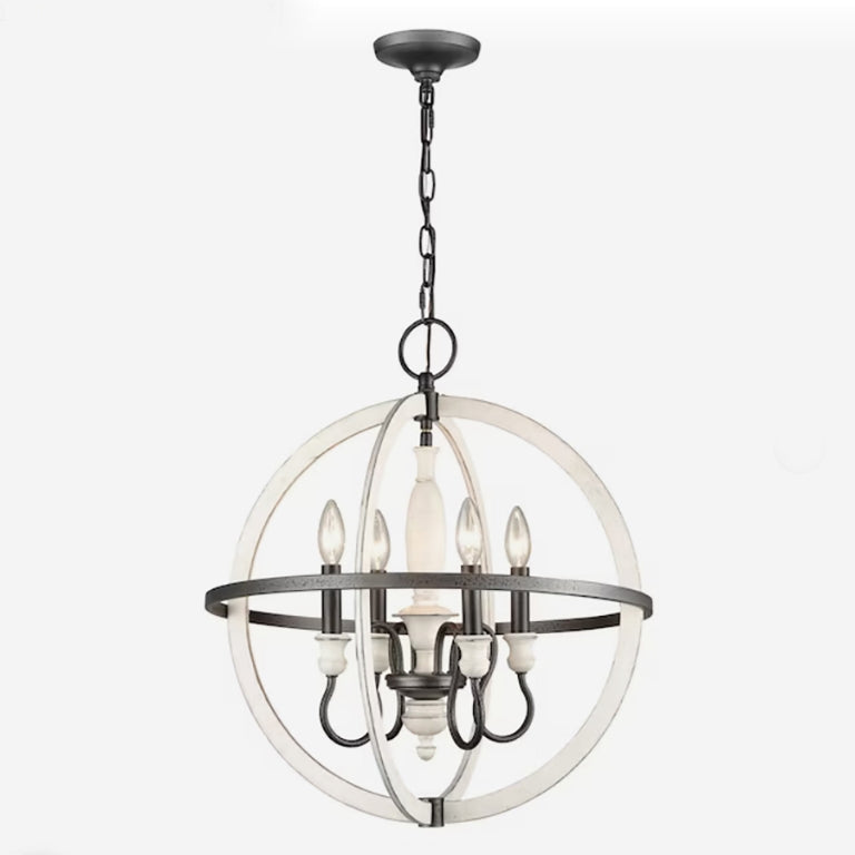 BROWNELL 20'' WIDE 4-LIGHT CHANDELIER  -  FREE SHIPPING !!!