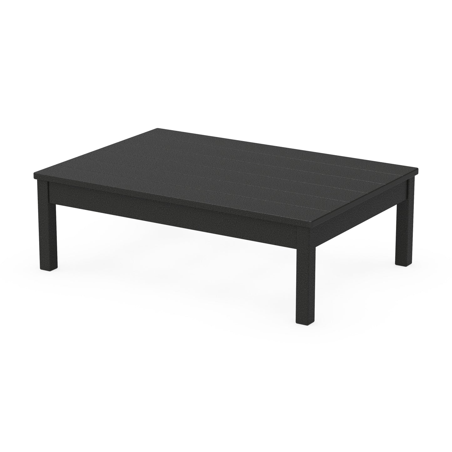 POLYWOOD 33" x 47" Coffee Table — Black
