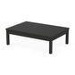POLYWOOD 33" x 47" Coffee Table — Black