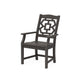 POLYWOOD Chinoiserie Dining Arm Chair — Vintage Coffee