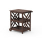 POLYWOOD Wovendale Bar Cart — Mahogany