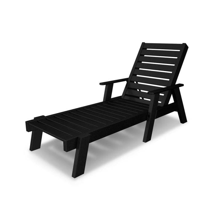 POLYWOOD Captain Chaise with Arms    FREE SHIPPING
