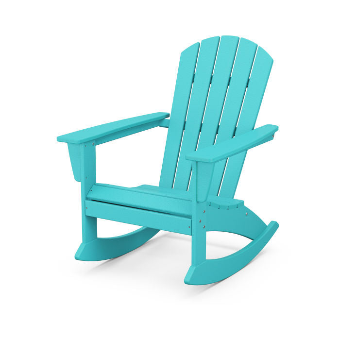 POLYWOOD - Nautical Adirondack Rocking Chair - Rocker