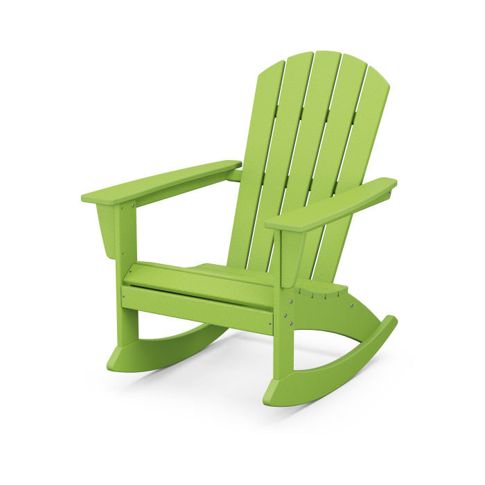 POLYWOOD - Nautical Adirondack Rocking Chair - Rocker
