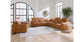 Bassett - Club Level - Airy Leather Power Reclining Sectional