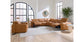 Bassett - Club Level - Airy Leather Power Reclining Sectional