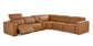 Bassett - Club Level - Airy Leather Power Reclining Sectional