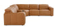 Bassett - Club Level - Airy Leather Power Reclining Sectional