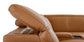 Bassett - Club Level - Airy Leather Power Reclining Sectional
