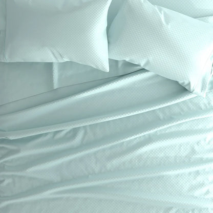 Checkered Embossed 4-Piece Sheet Set
