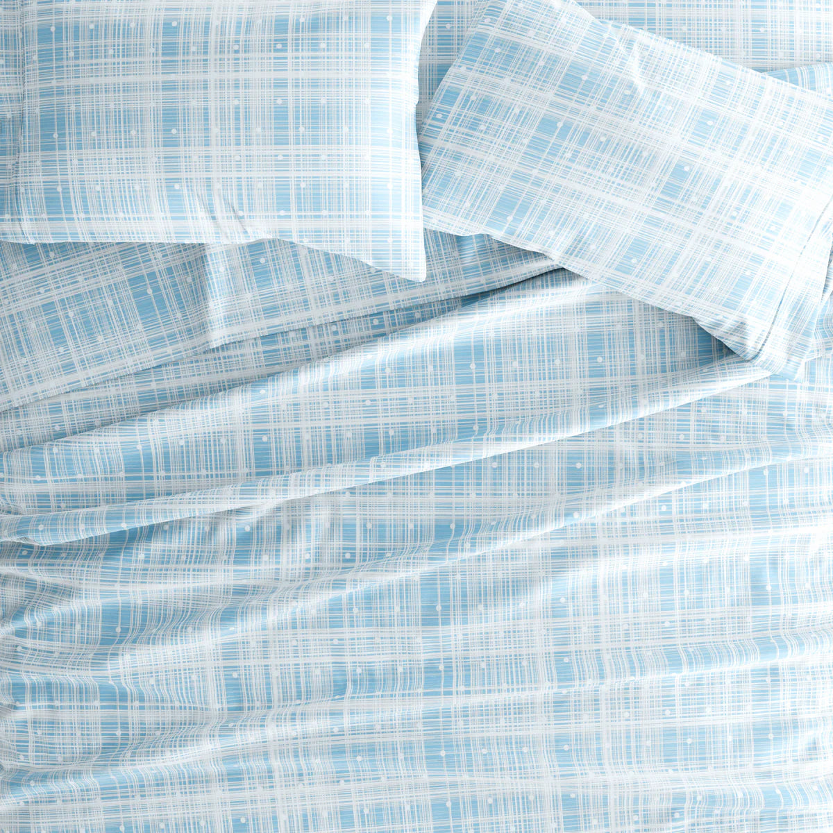 Polka Dot 4-Piece Patterned Sheet Set