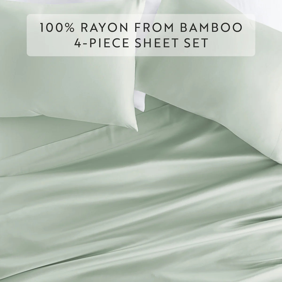 Naturally Cooling 4-Piece Bamboo Sheet Set