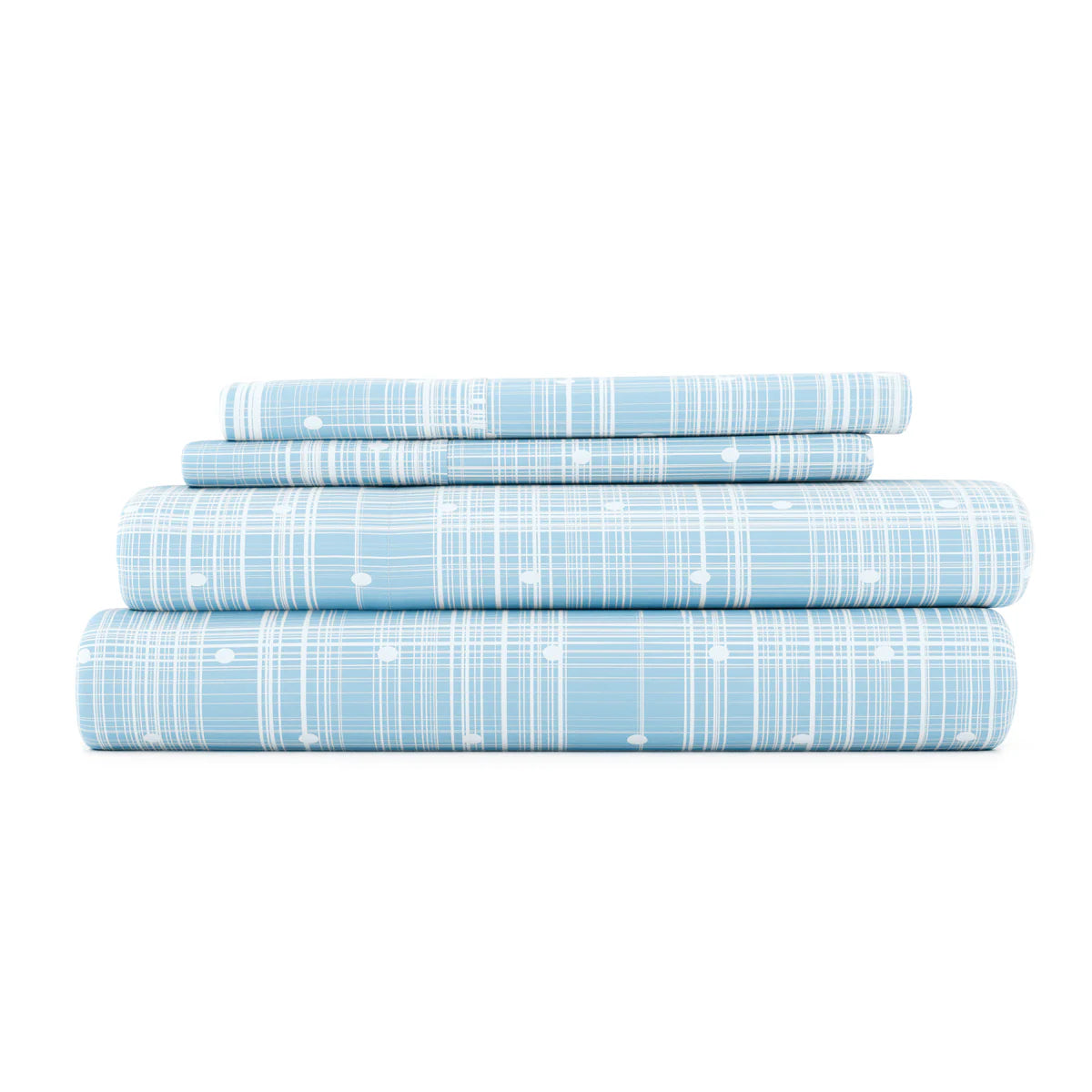 Polka Dot 4-Piece Patterned Sheet Set