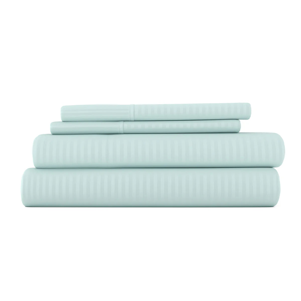 Stripes Embossed 4-Piece Sheet Set