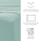 6-Piece Double Brushed Solid Sheet Set