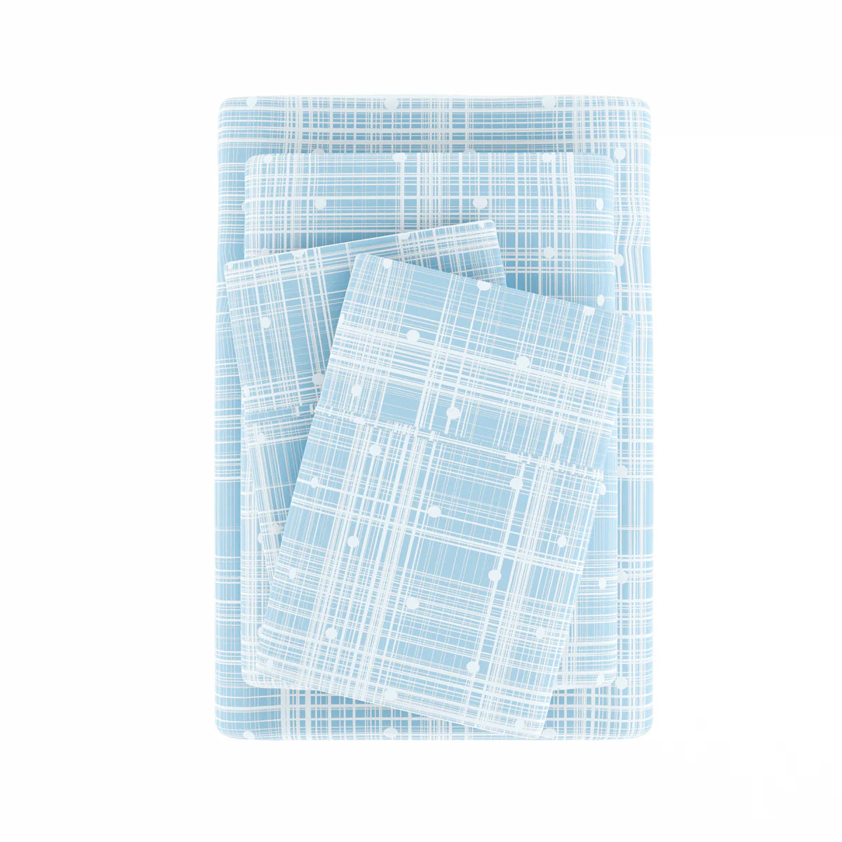 Polka Dot 4-Piece Patterned Sheet Set