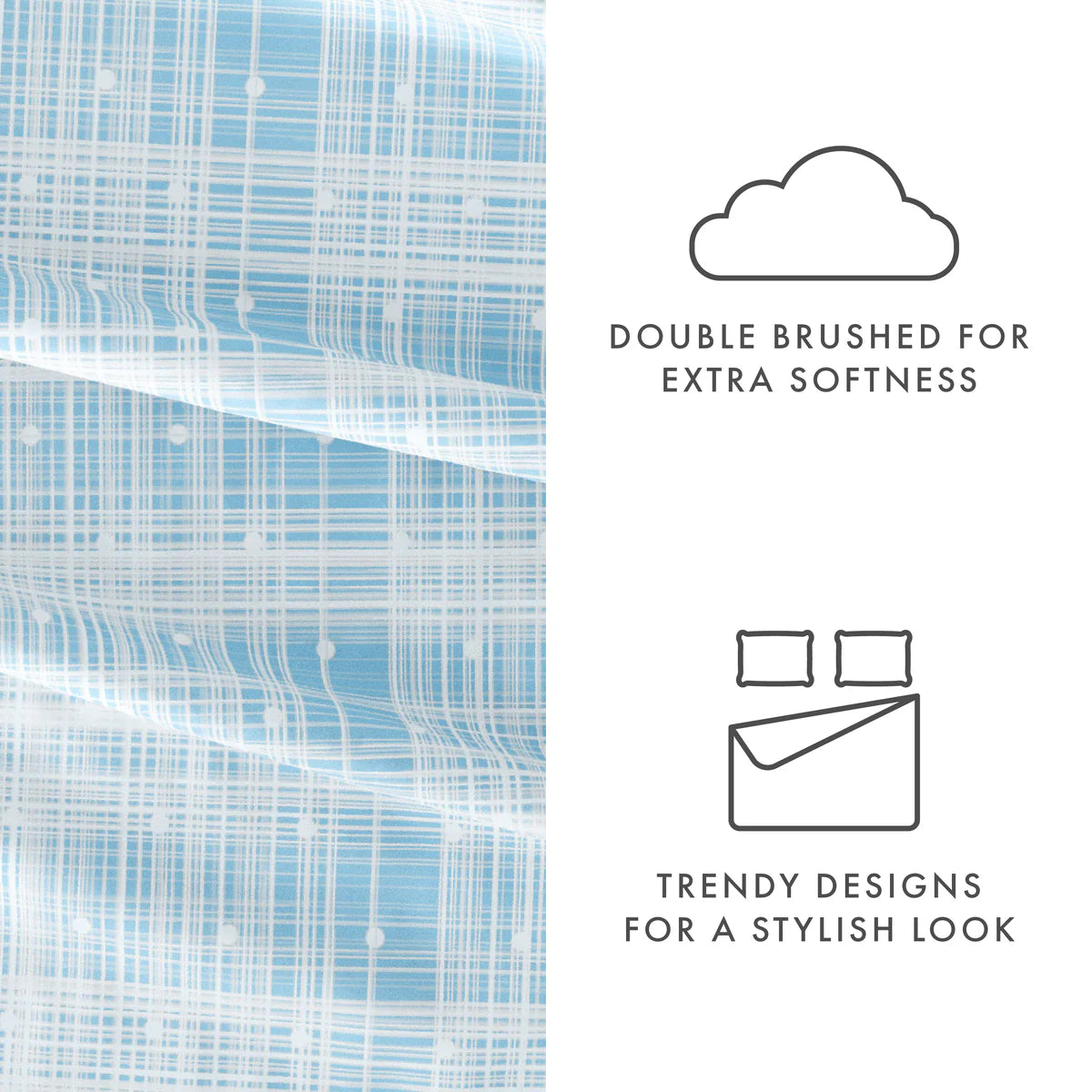 Polka Dot 4-Piece Patterned Sheet Set