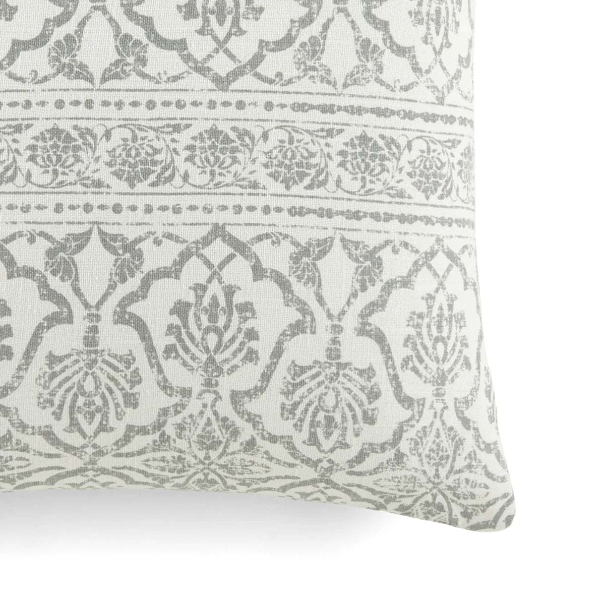 Antique Floral Elegant Cotton Decor Throw Pillow Cover