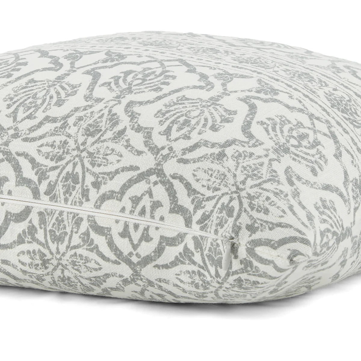 Antique Floral Elegant Cotton Decor Throw Pillow Cover