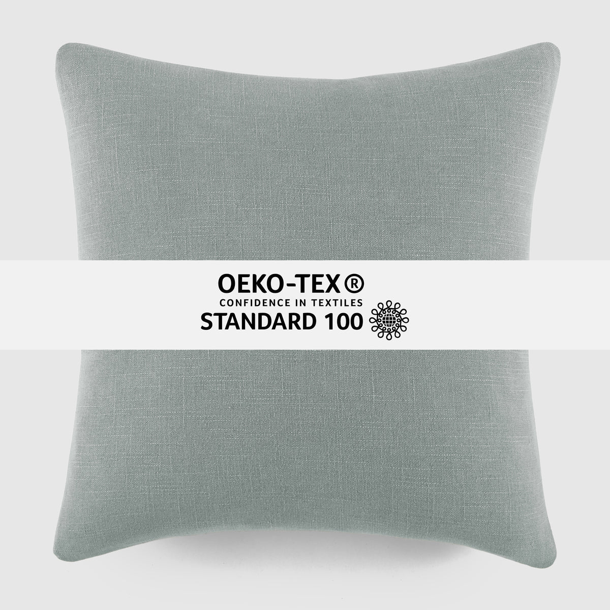Stone Washed & Distressed Cotton Decor Throw Pillow Cover