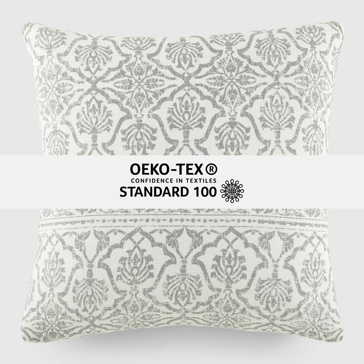 Antique Floral Elegant Cotton Decor Throw Pillow Cover