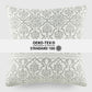Antique Floral Elegant Cotton Decor Throw Pillow Cover