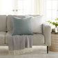 Stone Washed & Distressed Cotton Decor Throw Pillow Cover
