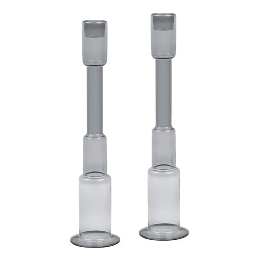 Freija Candle Holder Smok Grey Set of 2