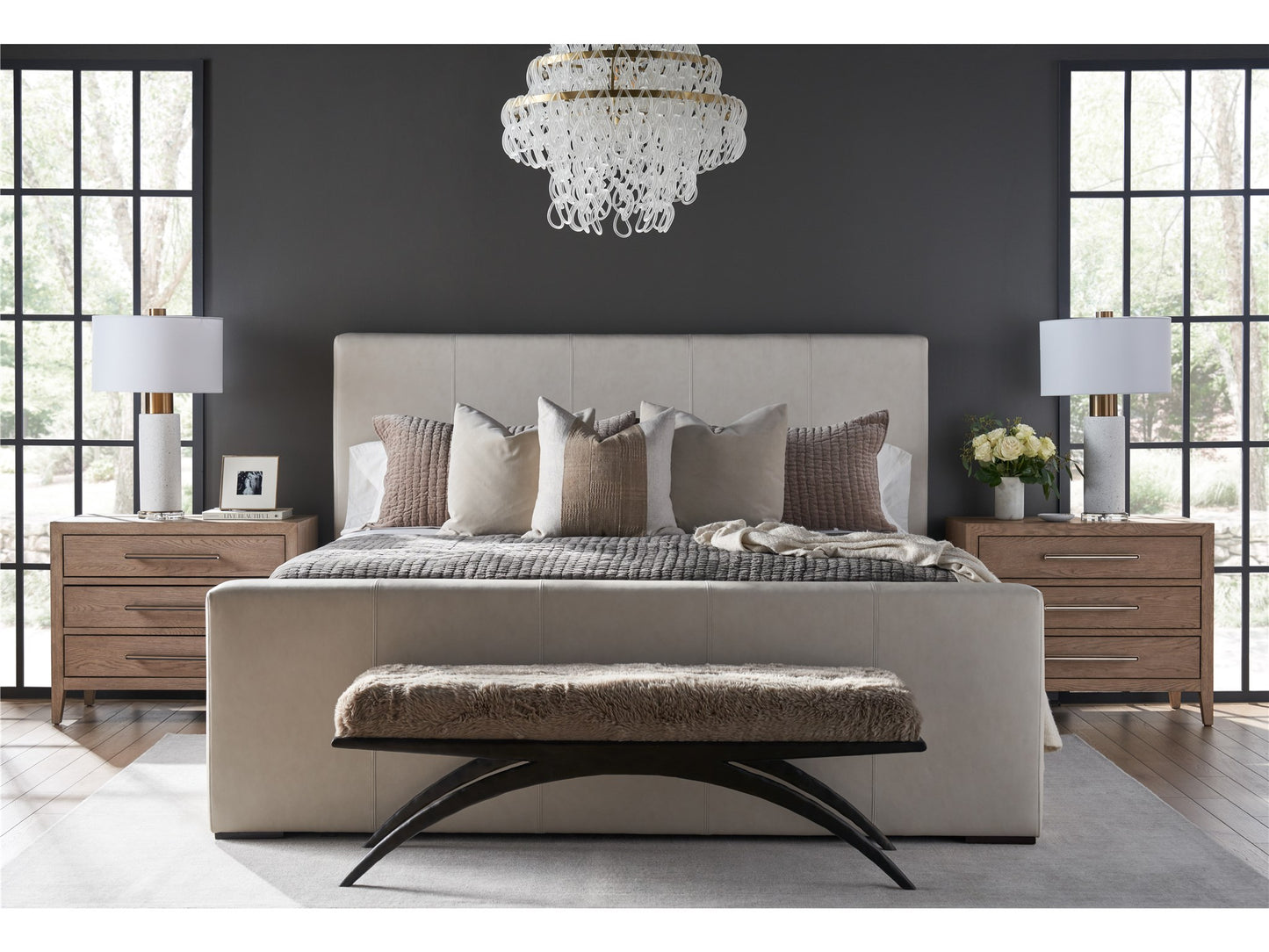 Universal - New Modern-Modern Bowie Bed King