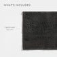 Ultra-Plush Bath Mat, Soft and Absorbent Chenille with Anti-Skid Rubber Backing