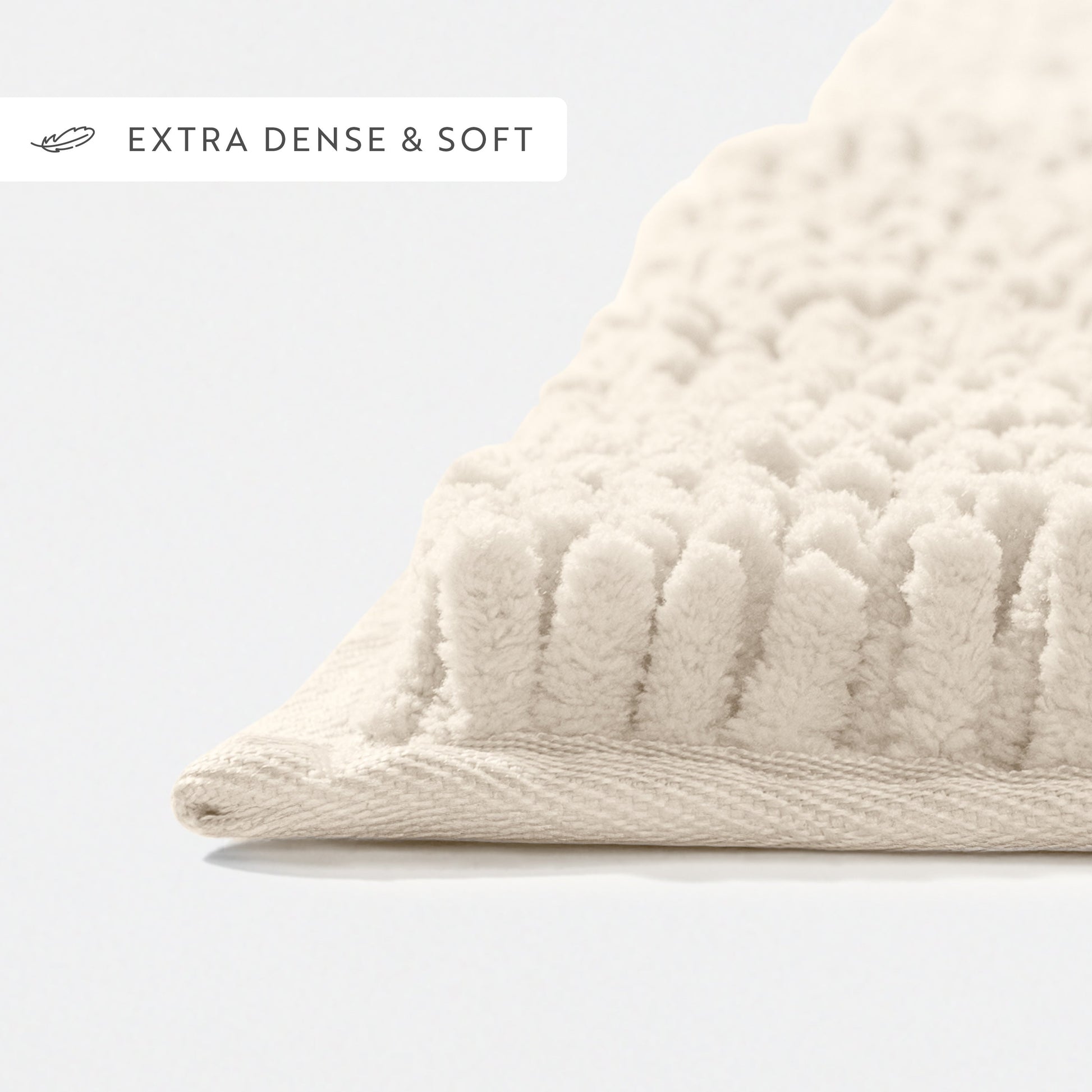 Ultra-Plush Bath Mat, Soft and Absorbent Chenille with Anti-Skid Rubber Backing