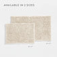 Ultra-Plush Bath Mat, Soft and Absorbent Chenille with Anti-Skid Rubber Backing