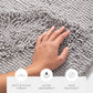 Ultra-Plush Bath Mat, Soft and Absorbent Chenille with Anti-Skid Rubber Backing
