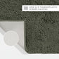 Ultra-Plush Bath Mat, Soft and Absorbent Chenille with Anti-Skid Rubber Backing
