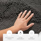 Ultra-Plush Bath Mat, Soft and Absorbent Chenille with Anti-Skid Rubber Backing