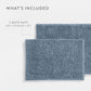Ultra-Plush Bath Mat, Soft and Absorbent Chenille with Anti-Skid Rubber Backing