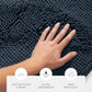 Ultra-Plush Bath Mat, Soft and Absorbent Chenille with Anti-Skid Rubber Backing