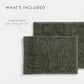 Ultra-Plush Bath Mat, Soft and Absorbent Chenille with Anti-Skid Rubber Backing