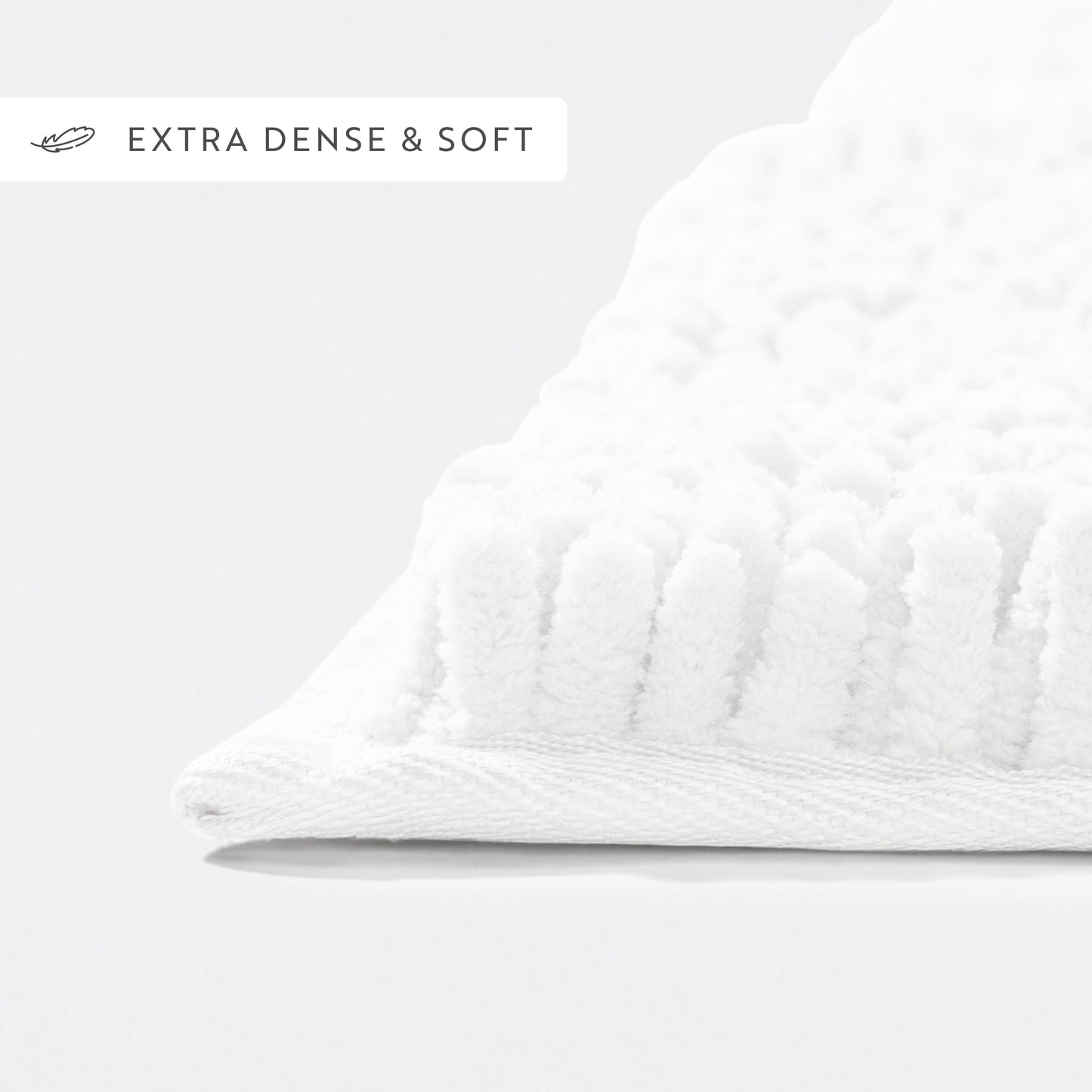 Ultra-Plush Bath Mat, Soft and Absorbent Chenille with Anti-Skid Rubber Backing