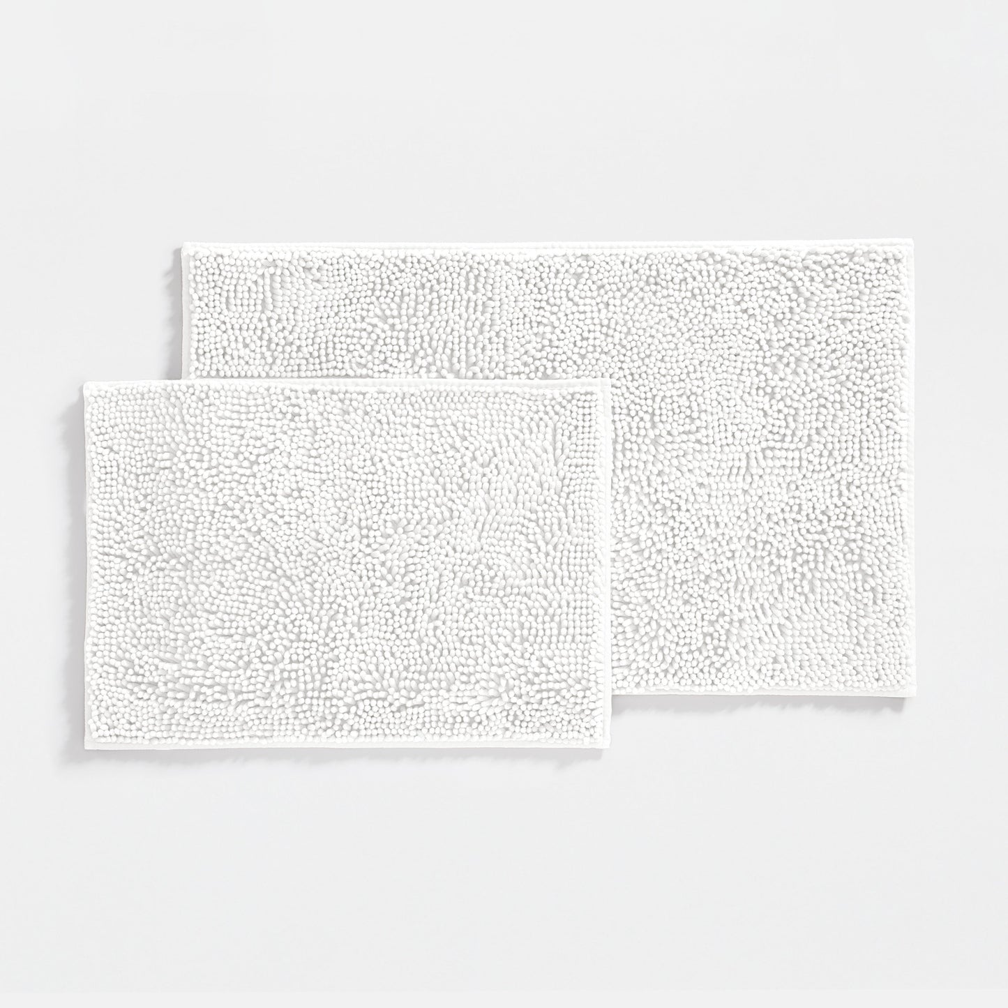 Ultra-Plush Bath Mat, Soft and Absorbent Chenille with Anti-Skid Rubber Backing