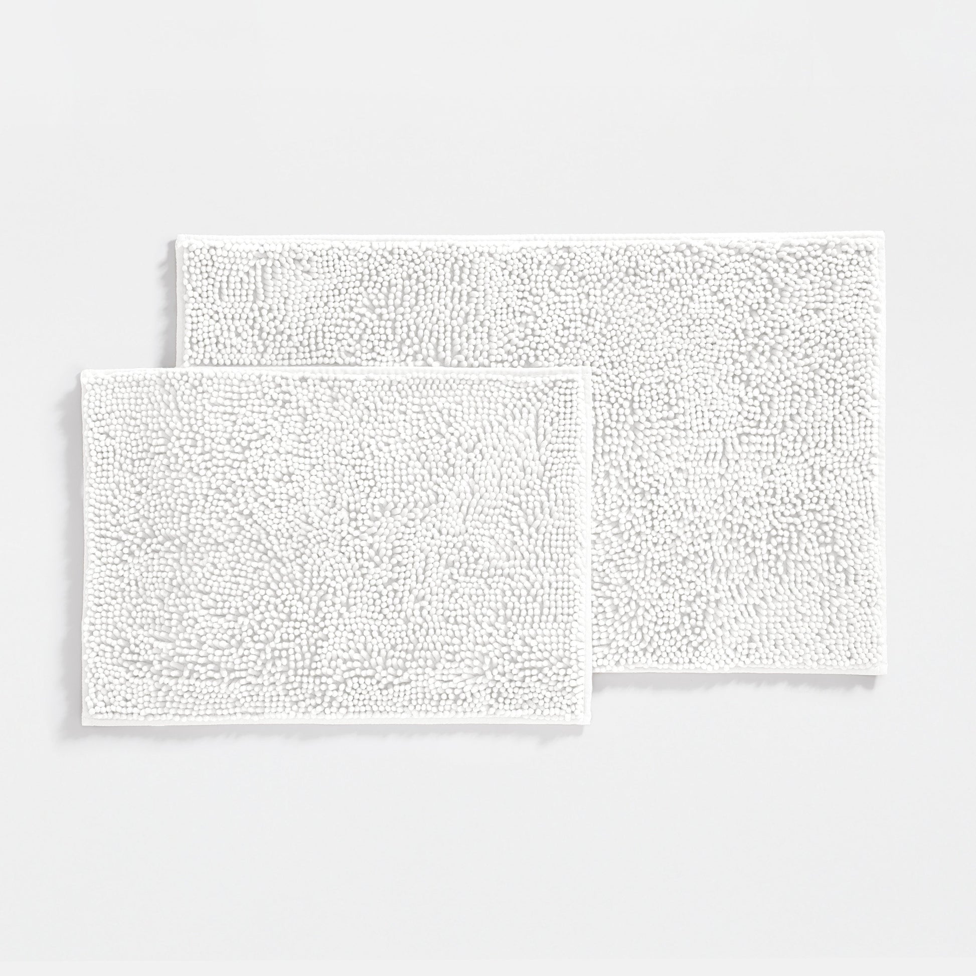 Ultra-Plush Bath Mat, Soft and Absorbent Chenille with Anti-Skid Rubber Backing