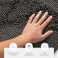 Ultra-Plush Bath Mat, Soft and Absorbent Chenille with Anti-Skid Rubber Backing