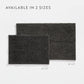 Ultra-Plush Bath Mat, Soft and Absorbent Chenille with Anti-Skid Rubber Backing
