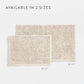 Ultra-Plush Bath Mat, Soft and Absorbent Chenille with Anti-Skid Rubber Backing