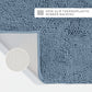 Ultra-Plush Bath Mat, Soft and Absorbent Chenille with Anti-Skid Rubber Backing