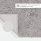 Ultra-Plush Bath Mat, Soft and Absorbent Chenille with Anti-Skid Rubber Backing