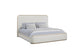 Trilogy - Toffee & White Sand Upholstered Bed Queen