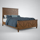 Farmhouse Chic - Rustic King Bed in Bourbon Oak