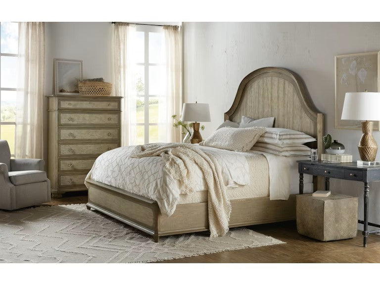 Hooker Furniture - Bedroom Alfresco Lauro King Panel Bed with Metal